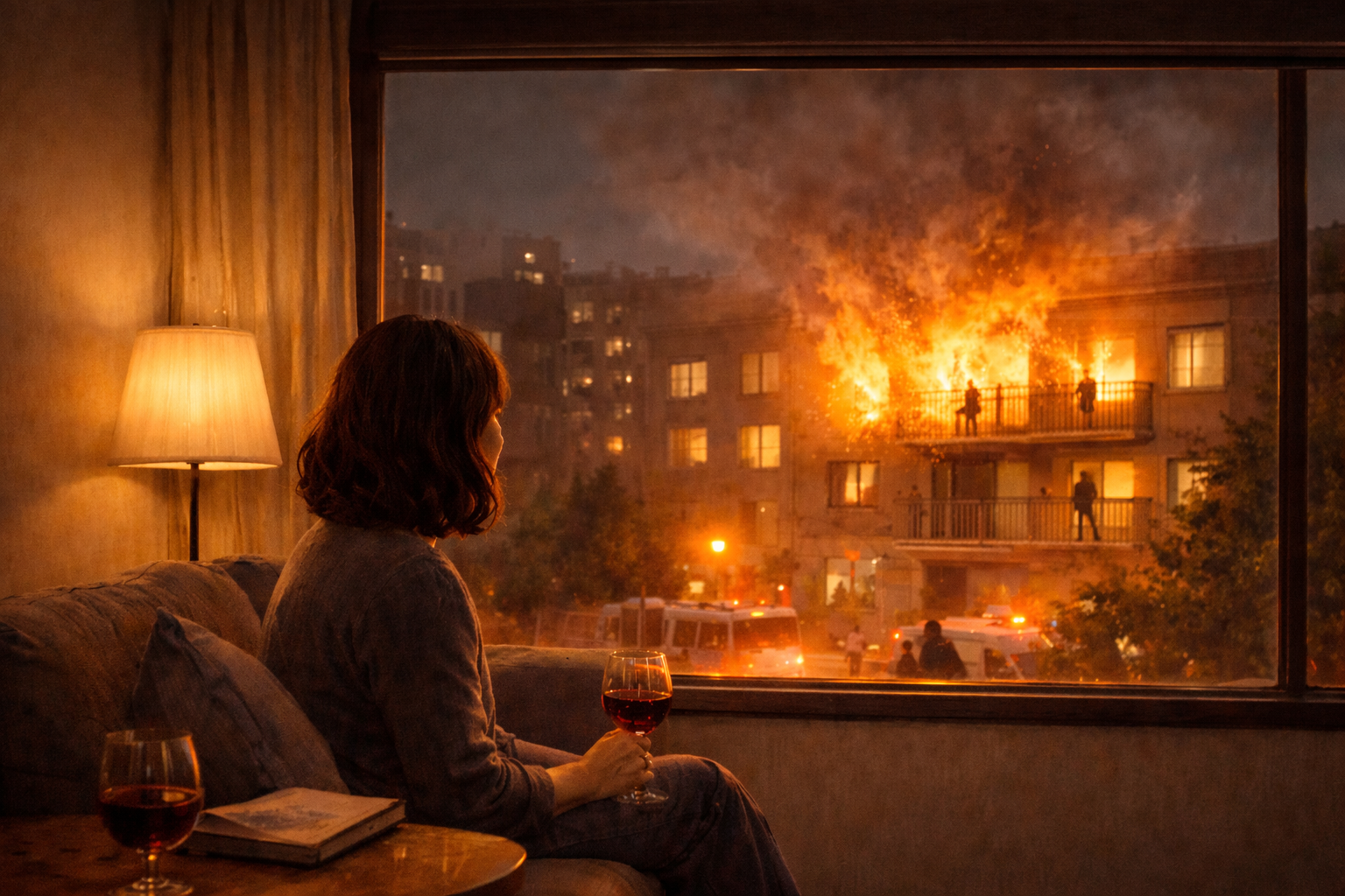 El incendio de al lado