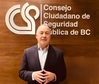imagen: Roberto Quijano, Presidente del Consejo Ciudadano de Seguridad Pública de Baja California