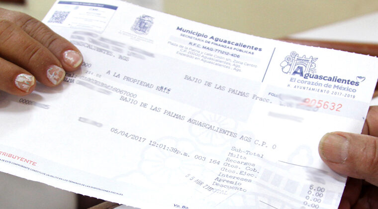 Van 300 juicios por inconformidades en el cobro del predial en Aguascalientes