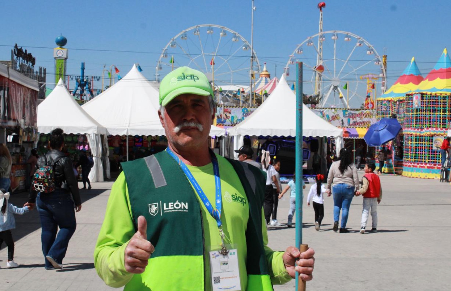 Con más de 190 trabajadores, refuerzan recolección de basura en la Feria de León