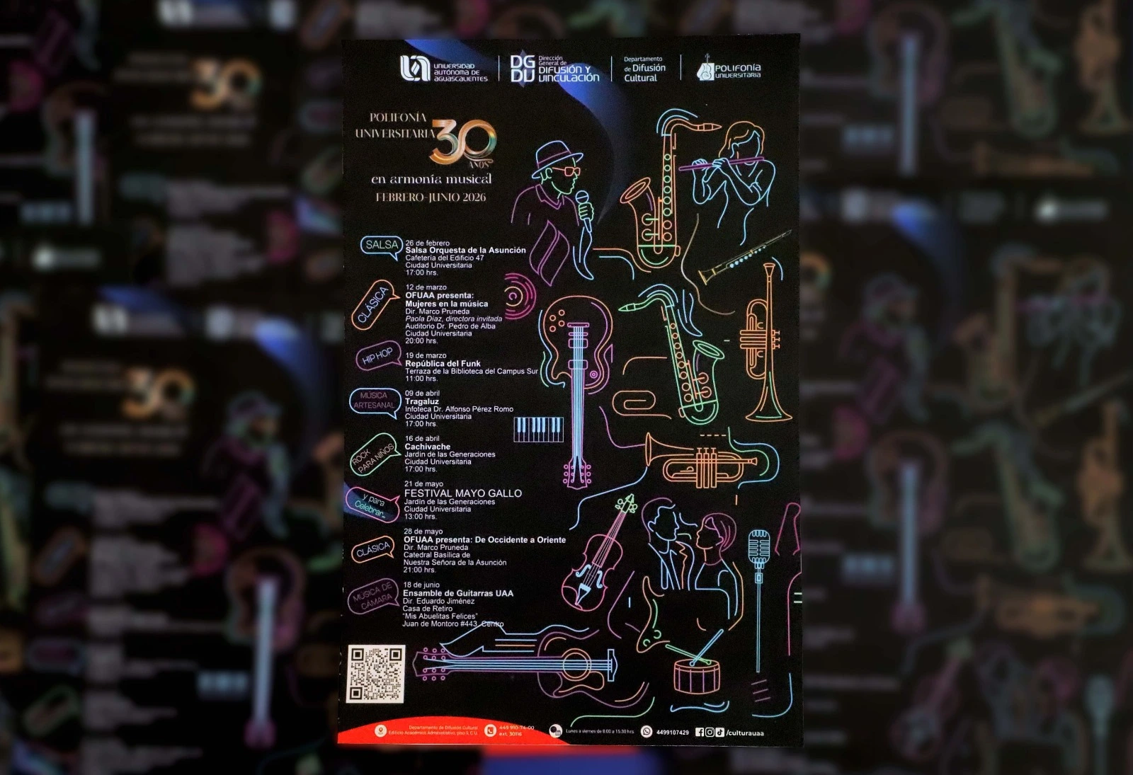 Polifonía Universitaria celebra 30 aniversario con atractivo programa musical