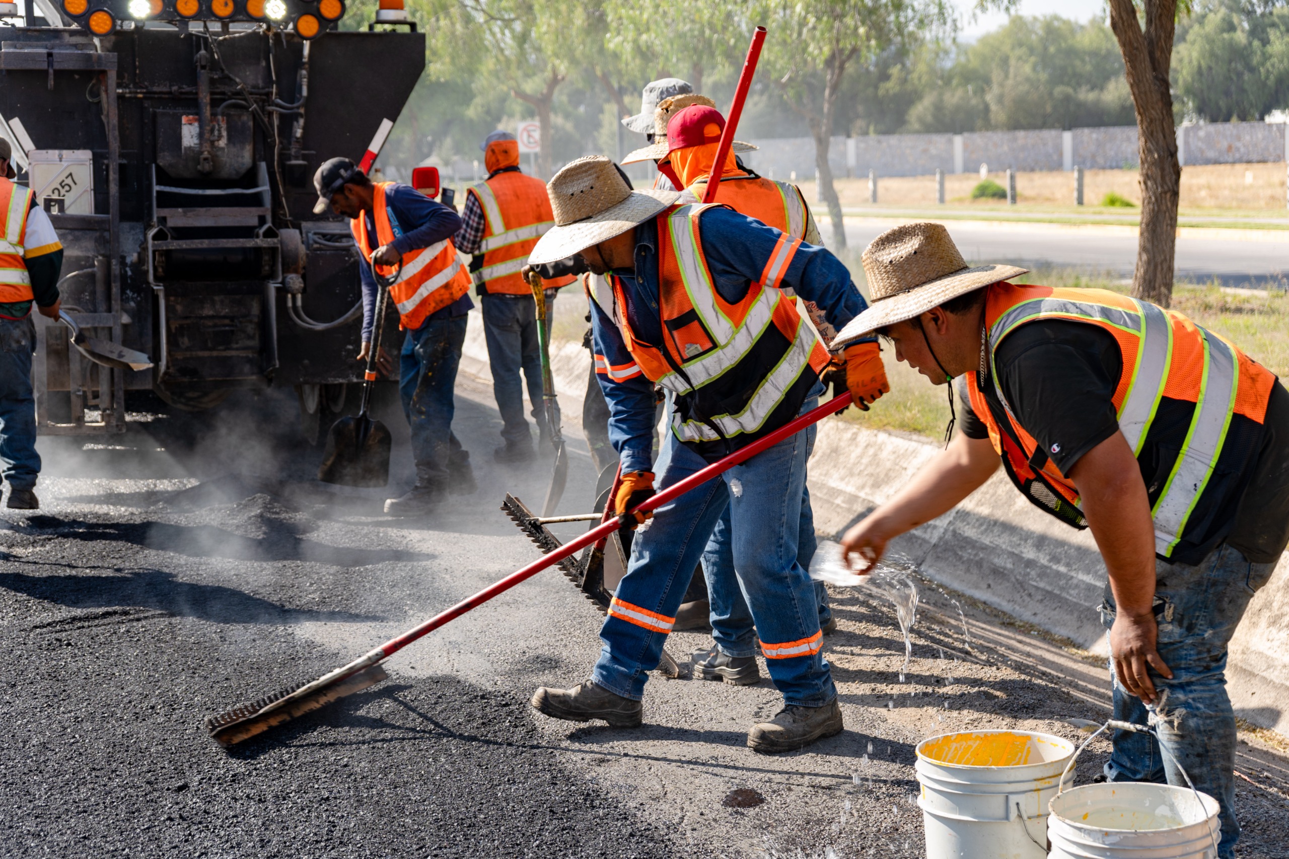 Jesús María suma 6 mil metros cuadrados de bacheo en 2026