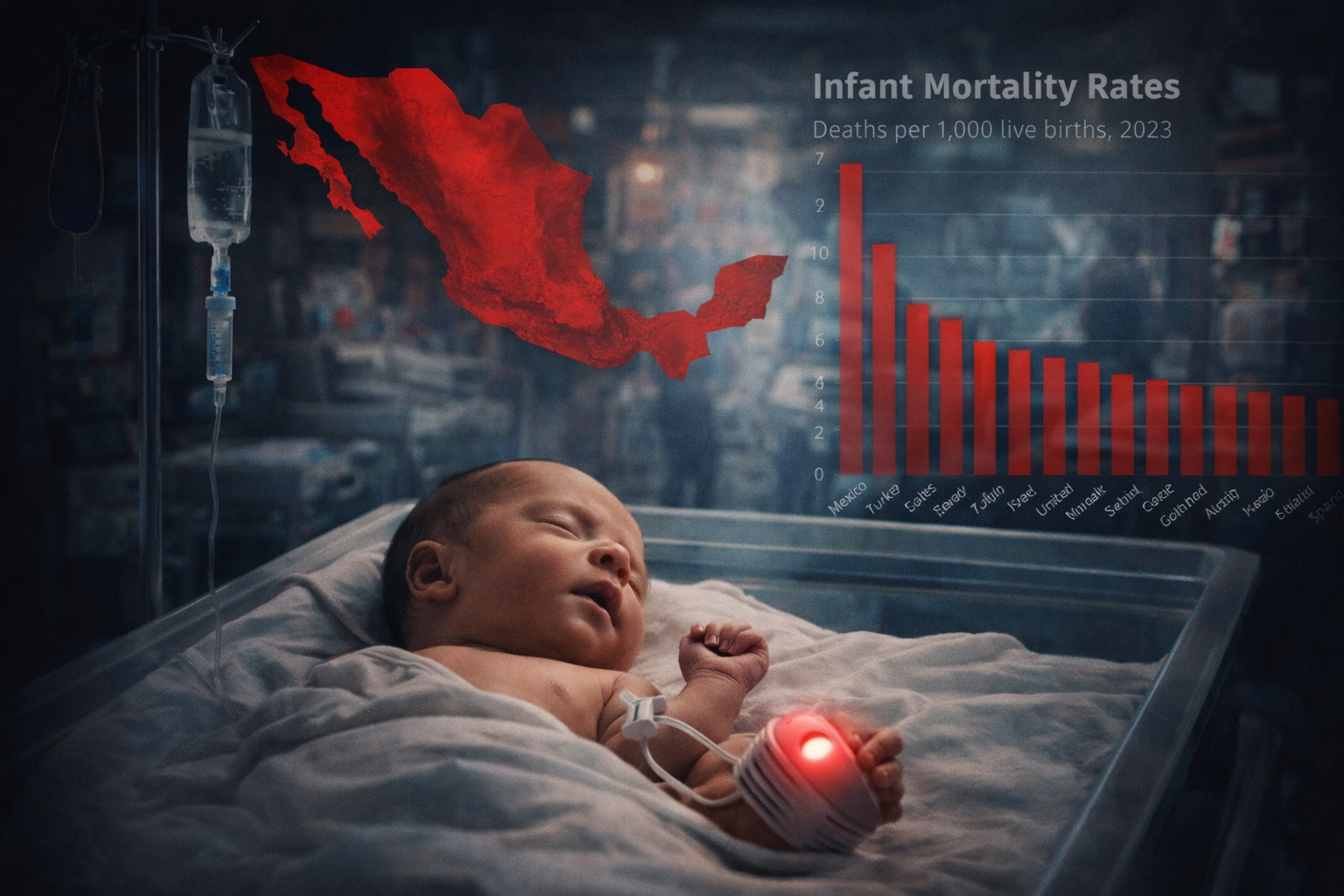 México y la mortalidad infantil: el indicador que revela el deterioro estructural del sistema de salud