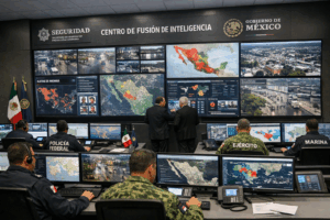 Imagen: Representación de un Centro de Fusión de Inteligencia para la seguridad nacional en México / Nw Baja California