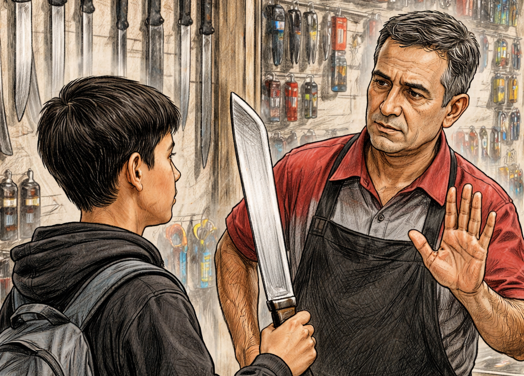 Buscan regular venta de armas blancas a menores en Aguascalientes