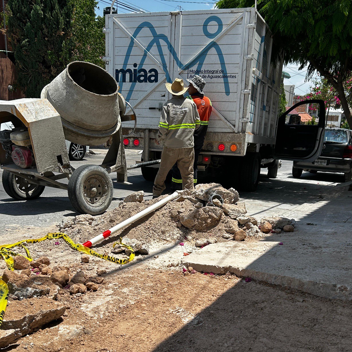 MIAA refuerza bacheo en Ojocaliente tras trabajos hidráulicos