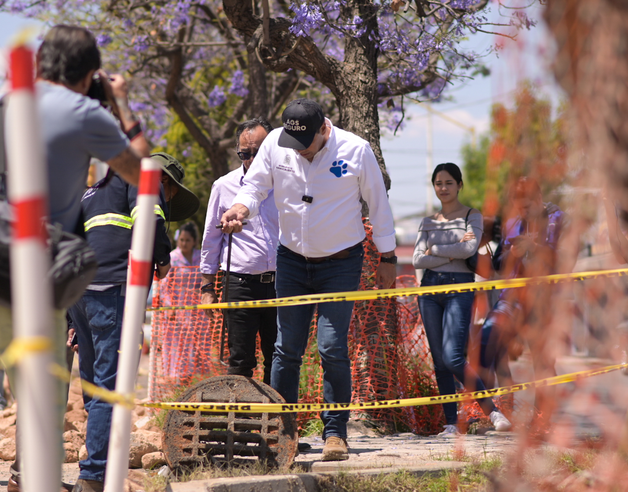 Supervisan rehabilitación de alcantarillado en Pilar Blanco