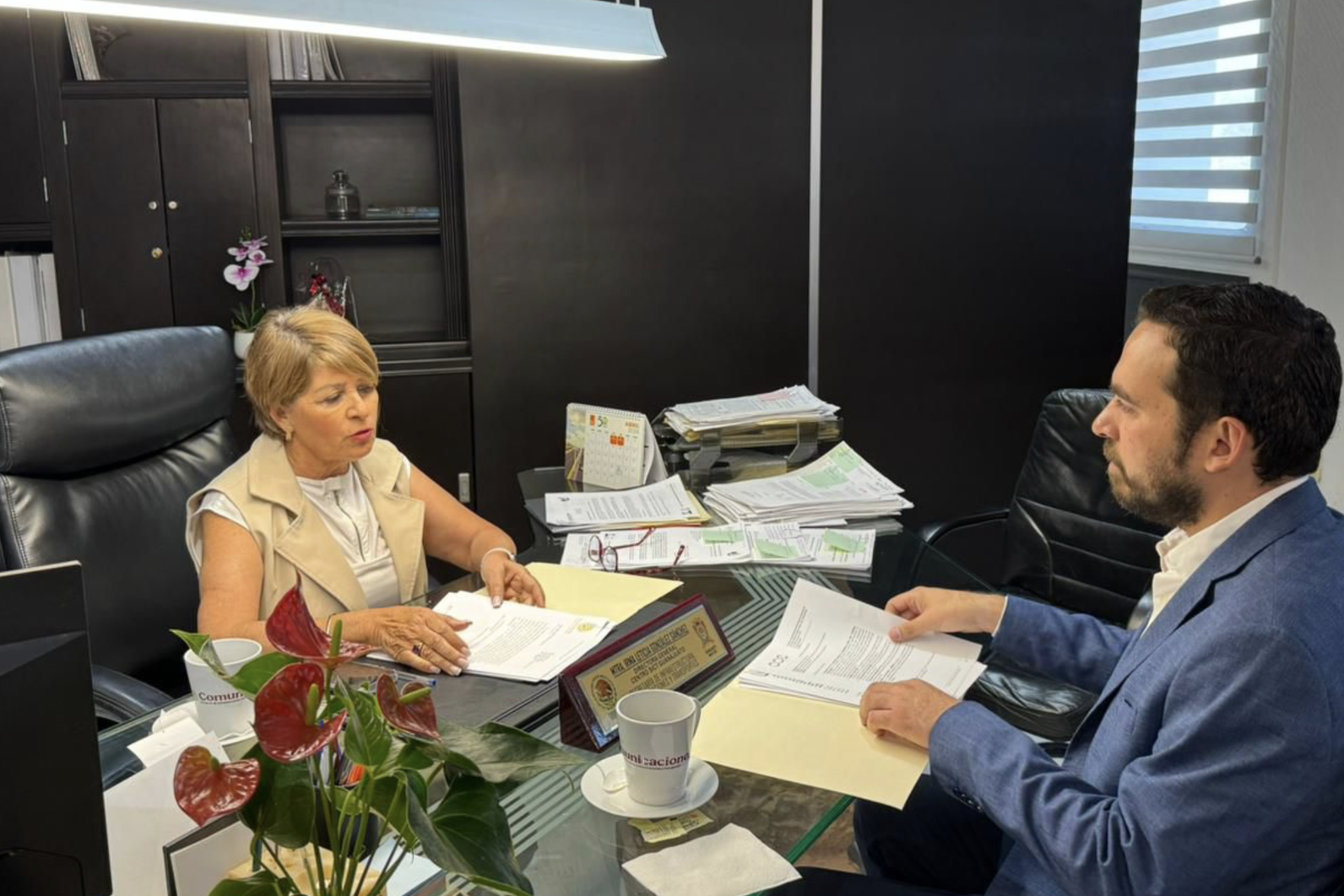 Alan Márquez y SICT revisan proyectos clave de seguridad y movilidad en León 