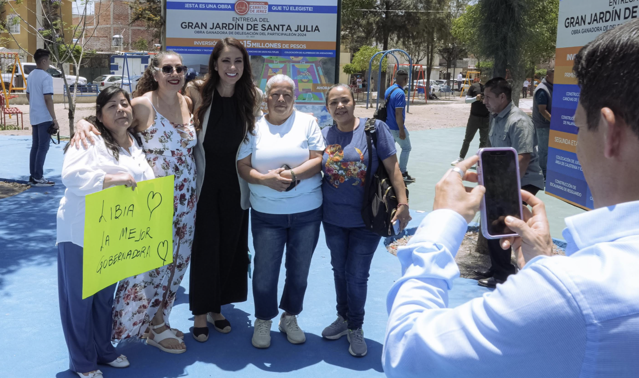 Van 9 mdp para la segunda etapa del Jardín de Santa Julia en León: gobernadora