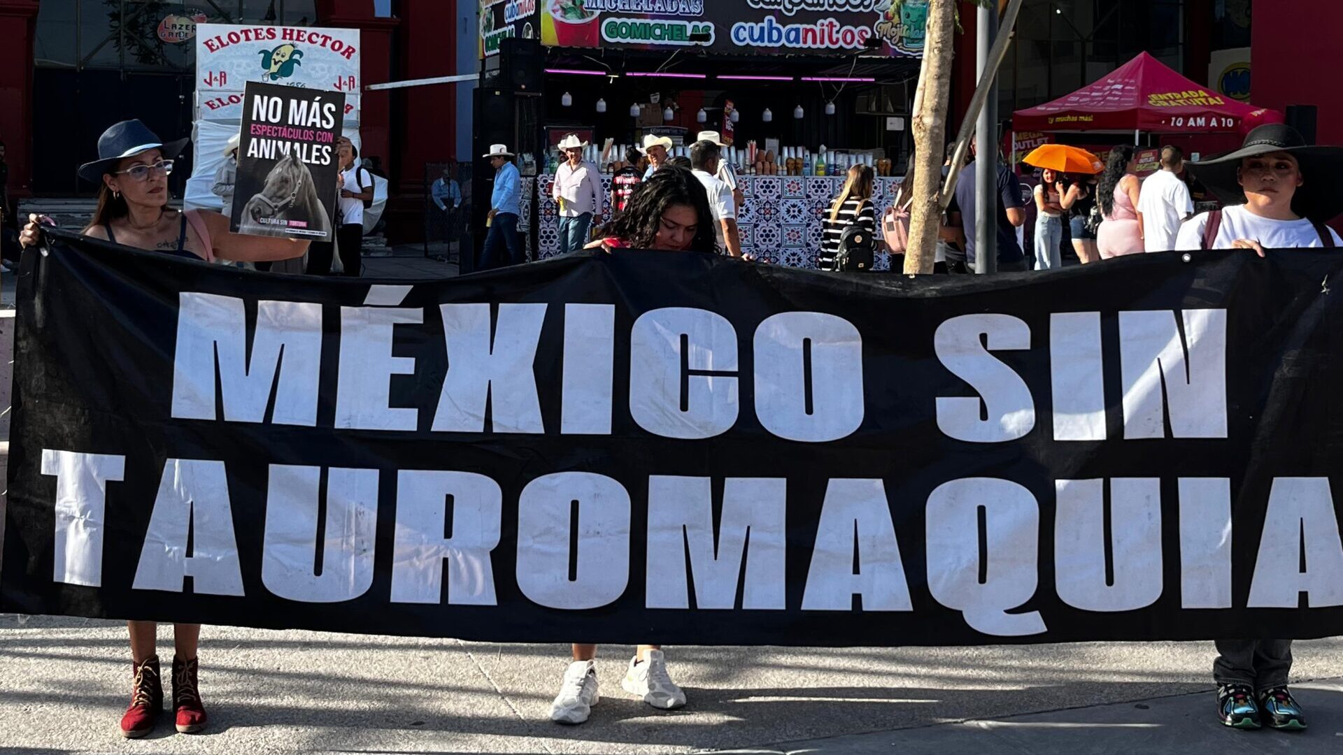 Se manifiestan antitaurinos en Aguascalientes: prometen nuevo recurso legal