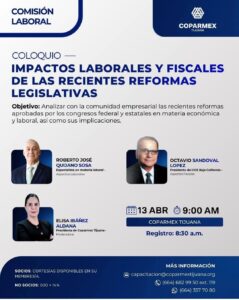 Imagen: Cartel promocional de Coloquio Empresarial / Nw Baja California.