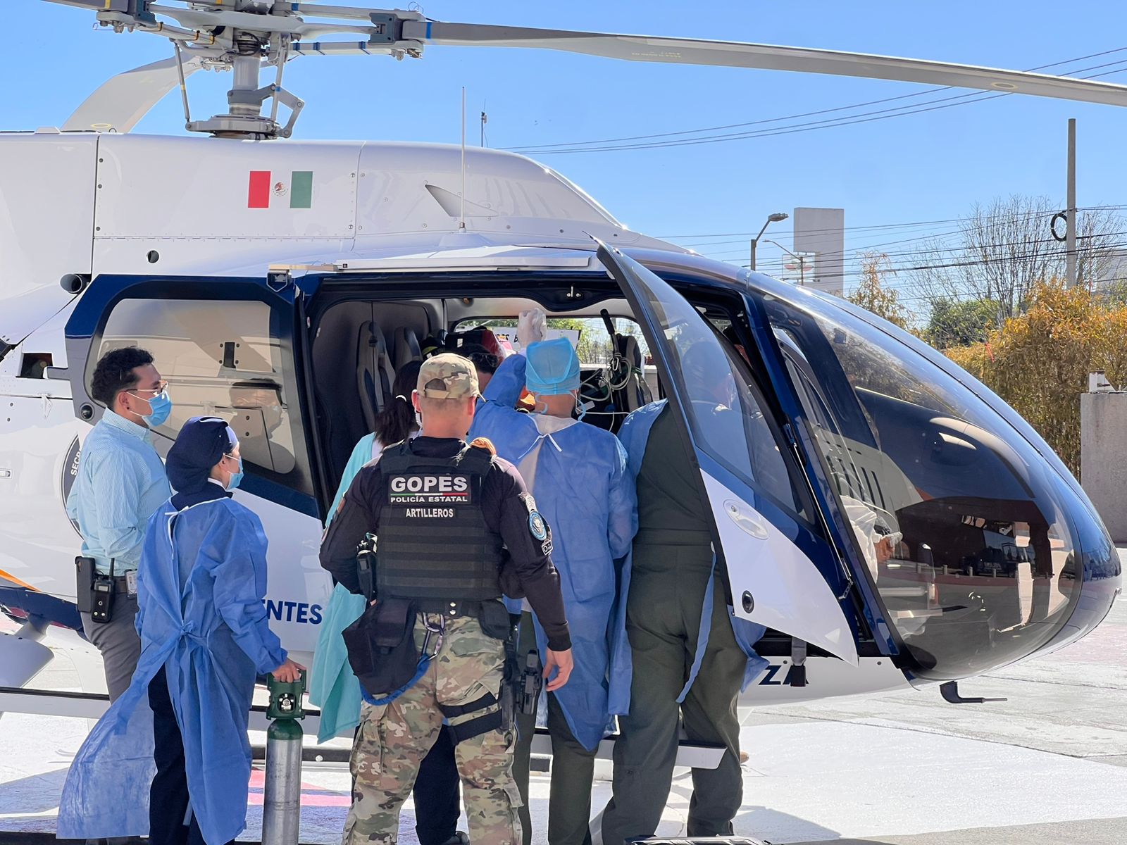 Aguascalientes suma más de 100 misiones aéreas en atención médica urgente