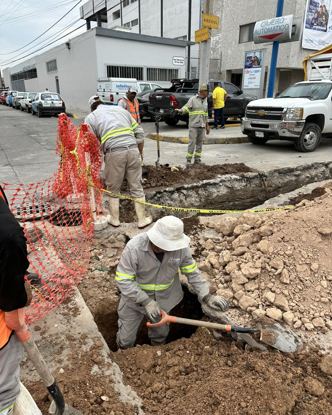 MIAA atiende fuga en Las Arboledas y refuerza suministro con mantenimiento a pozo