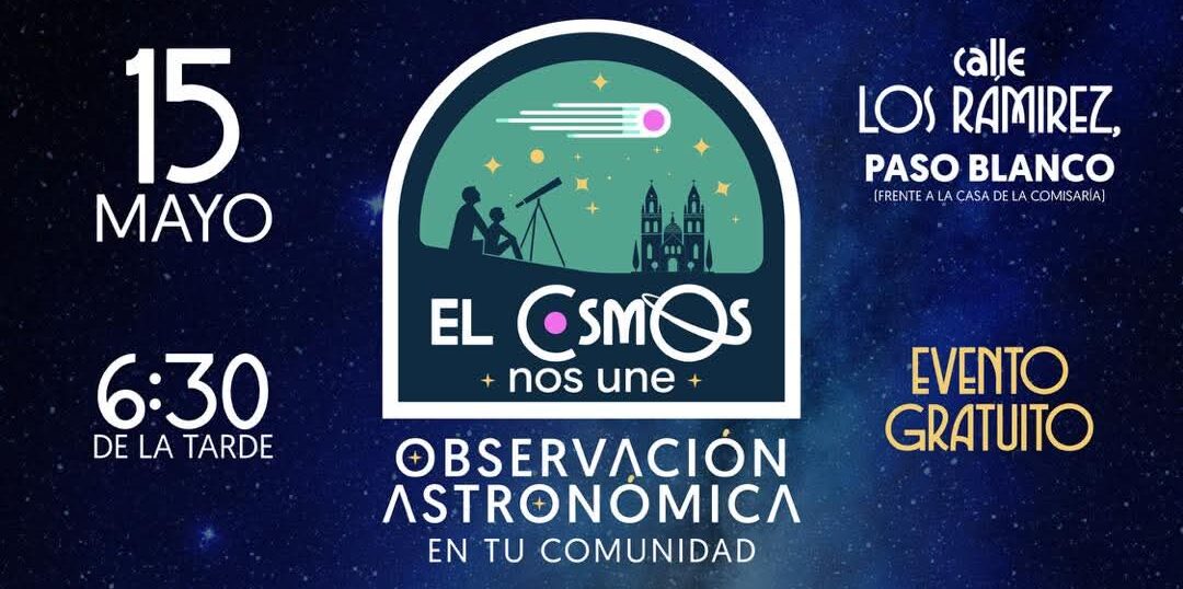 Llevarán actividades de astronomía y ciencia a comunidades de Jesús María
