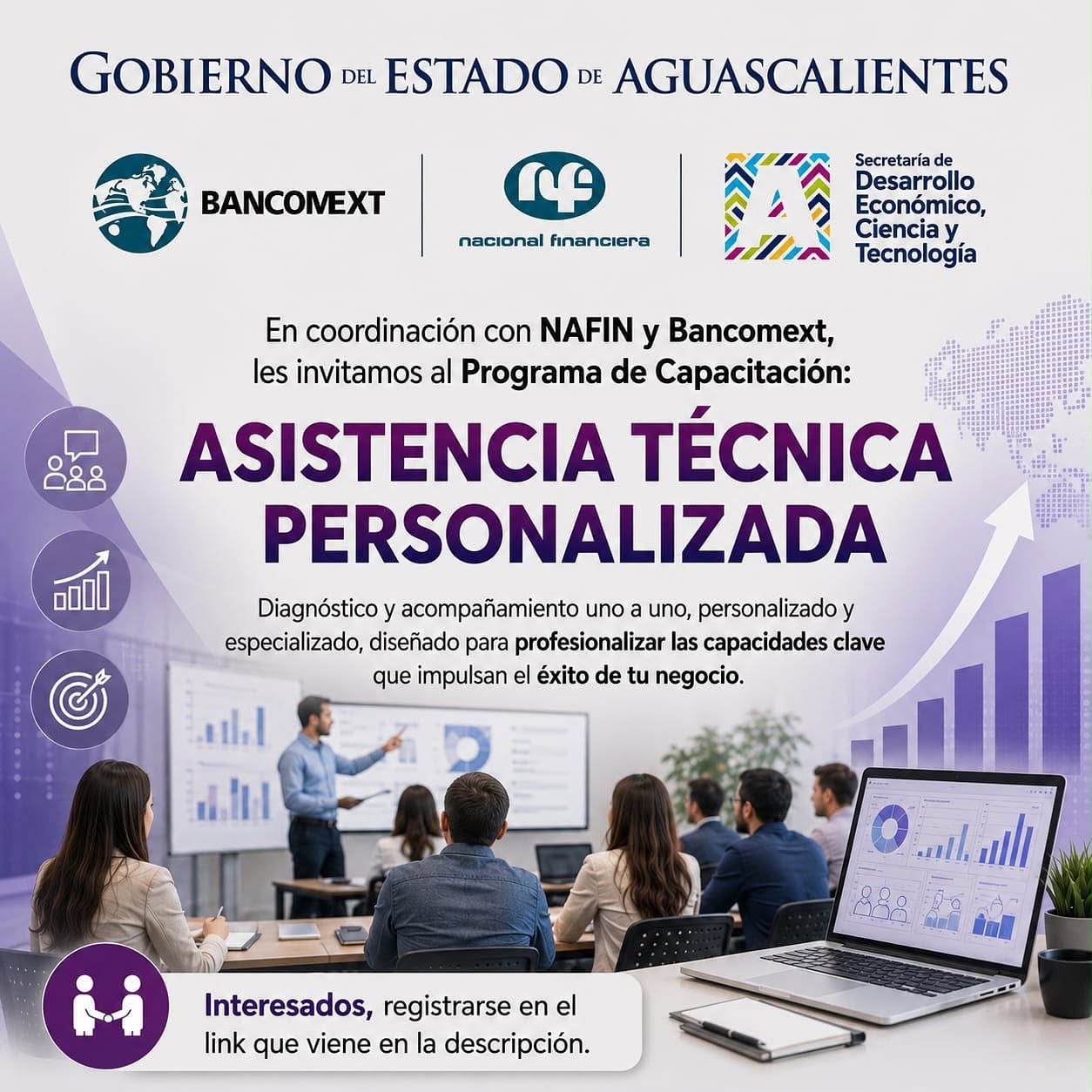 ¿Eres empresario o emprendedor? Capacítate en Asistencia Técnica Personalizada