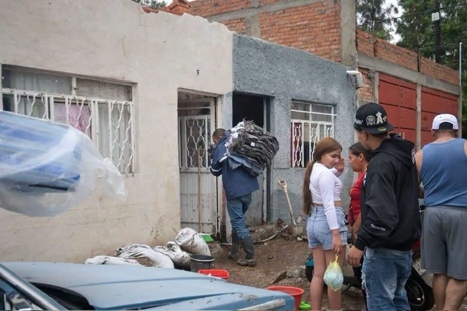 Cerca de 600 familias resultaron afectadas por las lluvias en Aguascalientes