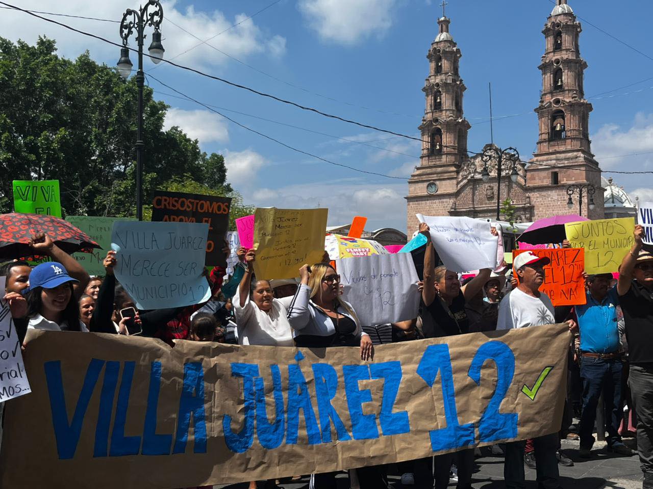Se manifiestan a favor de que Villa Juárez se convierta en el municipio 12 de Aguascalientes