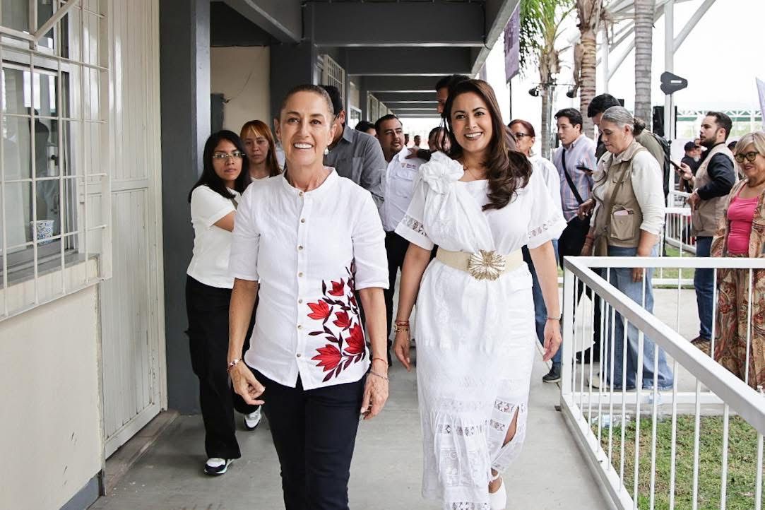 Recorre Tere Jiménez y Claudia Sheinbaum Clínica de Hemodiálisis del IMSS
