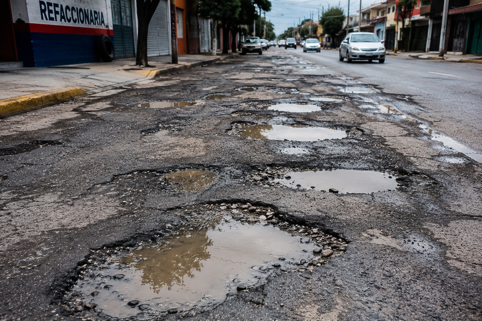 Estado de las calles, el principal reto urbano; avanzan trabajos de bacheo