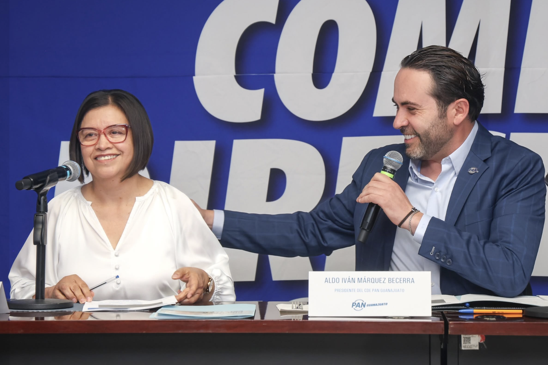 Aldo Márquez deja la dirigencia del PAN Guanajuato; Juanita de la Cruz asume la presidencia estatal