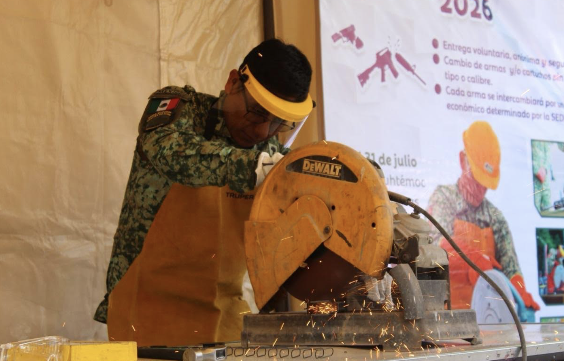 Retiran de las calles 44 armas y 720 cartuchos durante campaña en Guanajuato