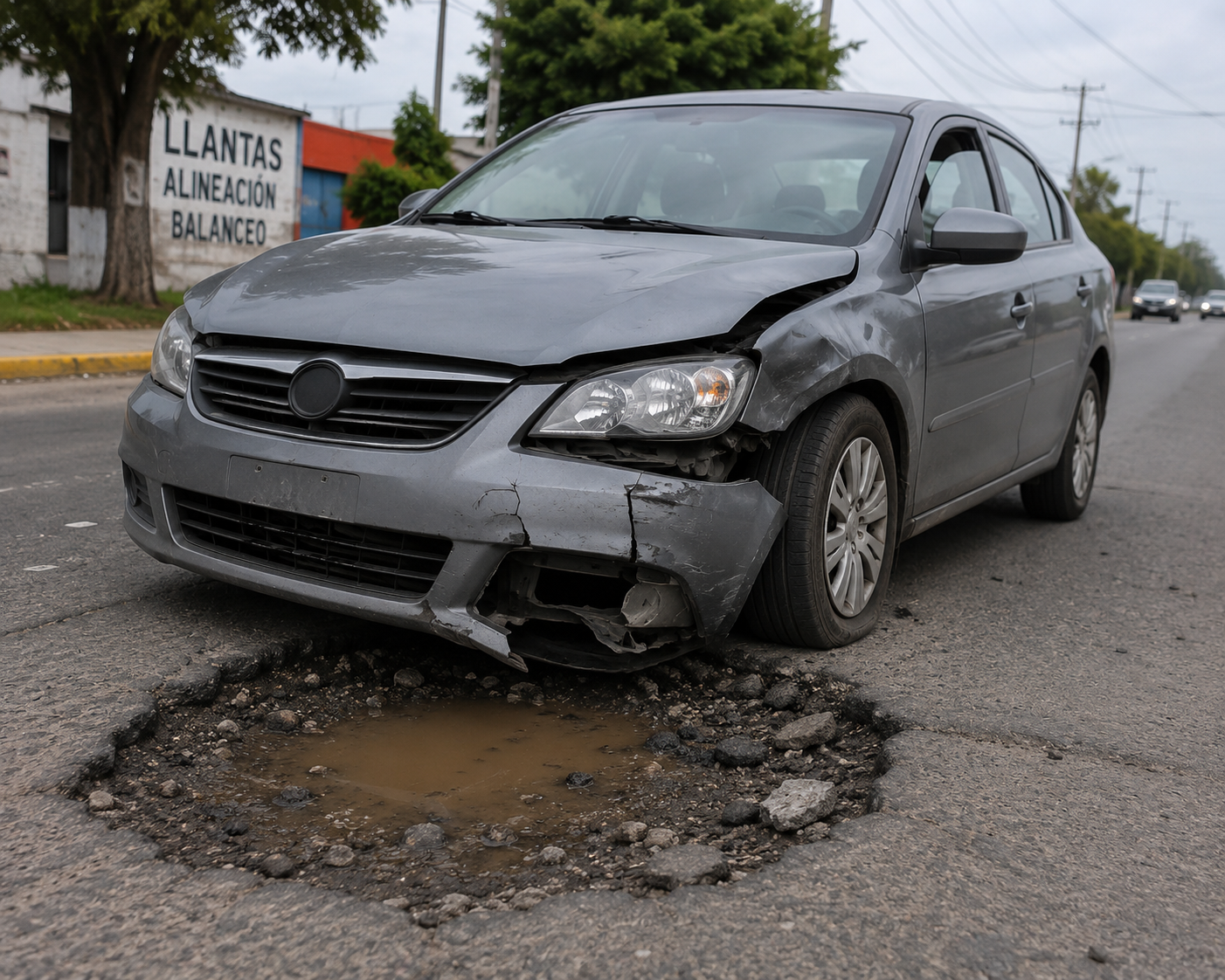 Tránsito recomienda reducir la velocidad ante aumento de baches por las lluvias