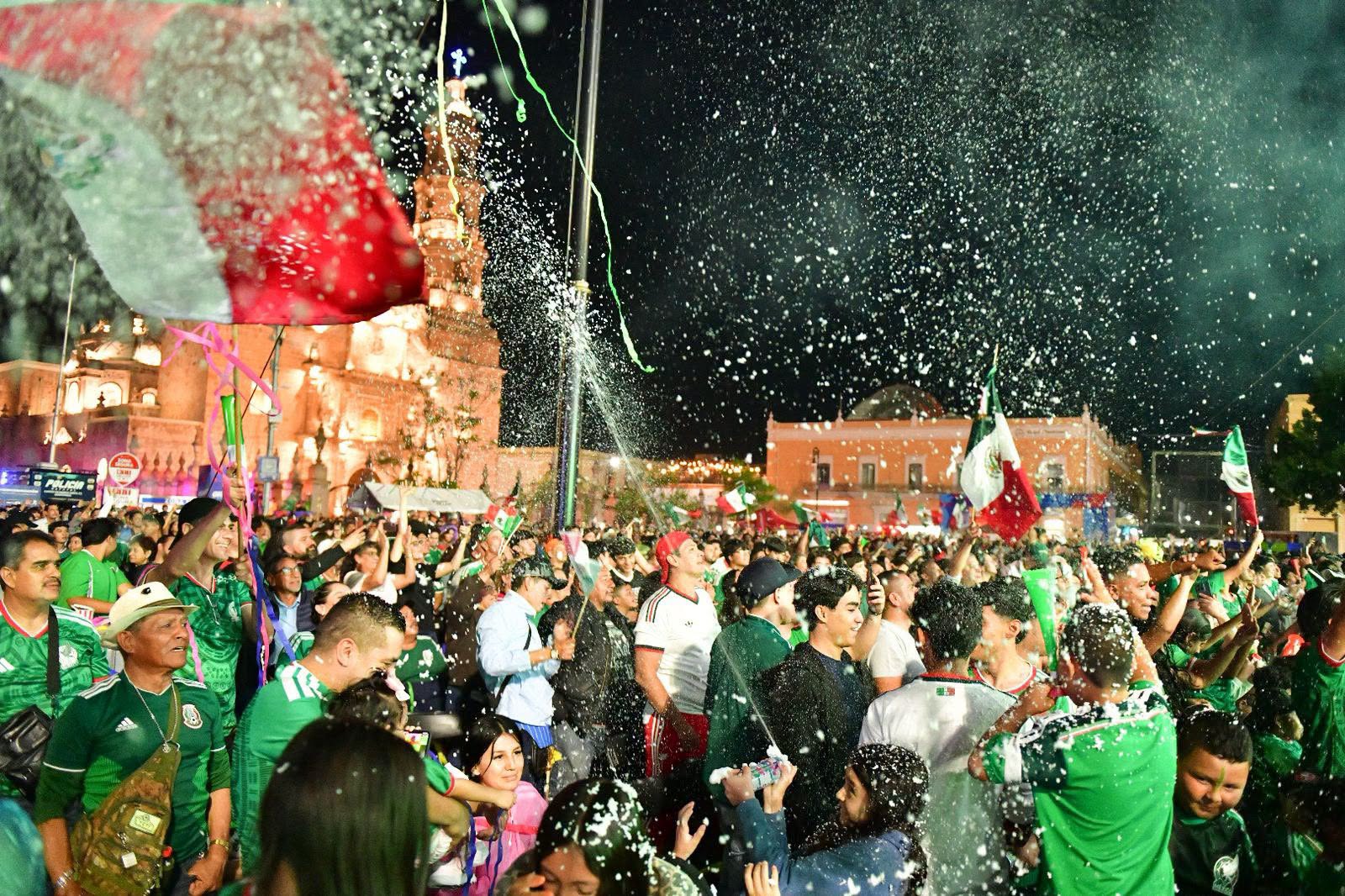 Blindarán la Glorieta Benito Juárez por posible festejo del México vs. Inglaterra