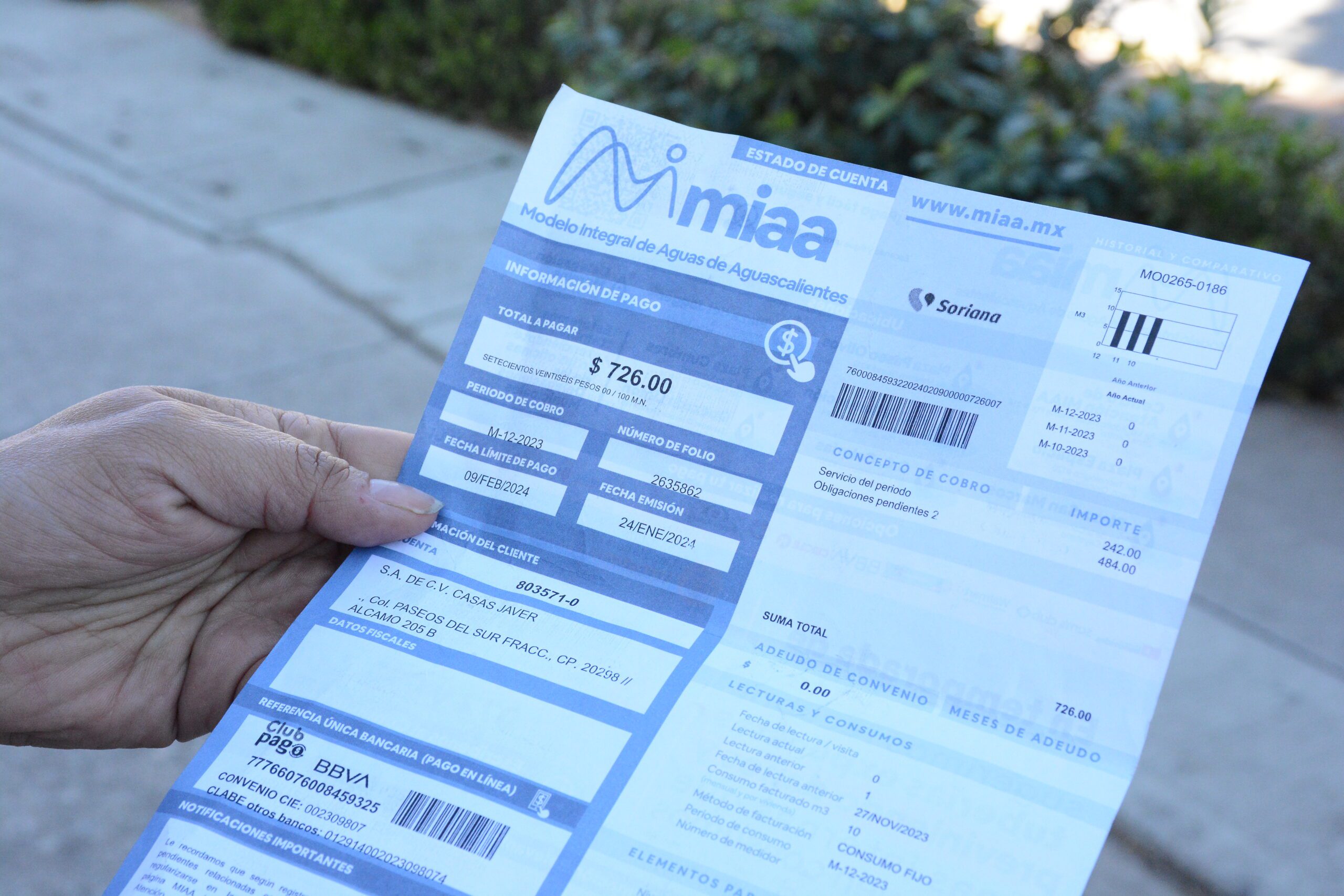 MIAA ha visitado a 35 mil usuarios morosos; adeudos superan los 75 millones de pesos