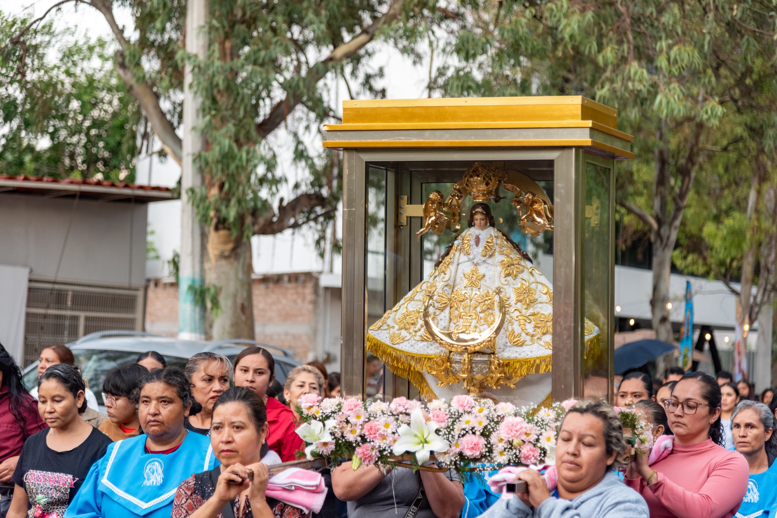 Virgen Peregrina de San Juan de los Lagos llega a Jesús María por las festividades de los Chicahuales