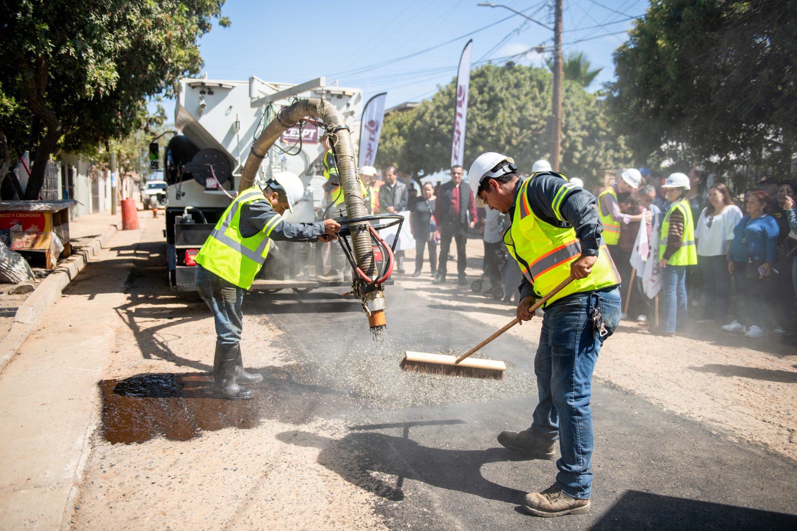 CESPT FORTALECE EL BACHEO PARA REDUCIR LOS TIEMPOS DE REPOSICIÓN DEL PAVIMENTO