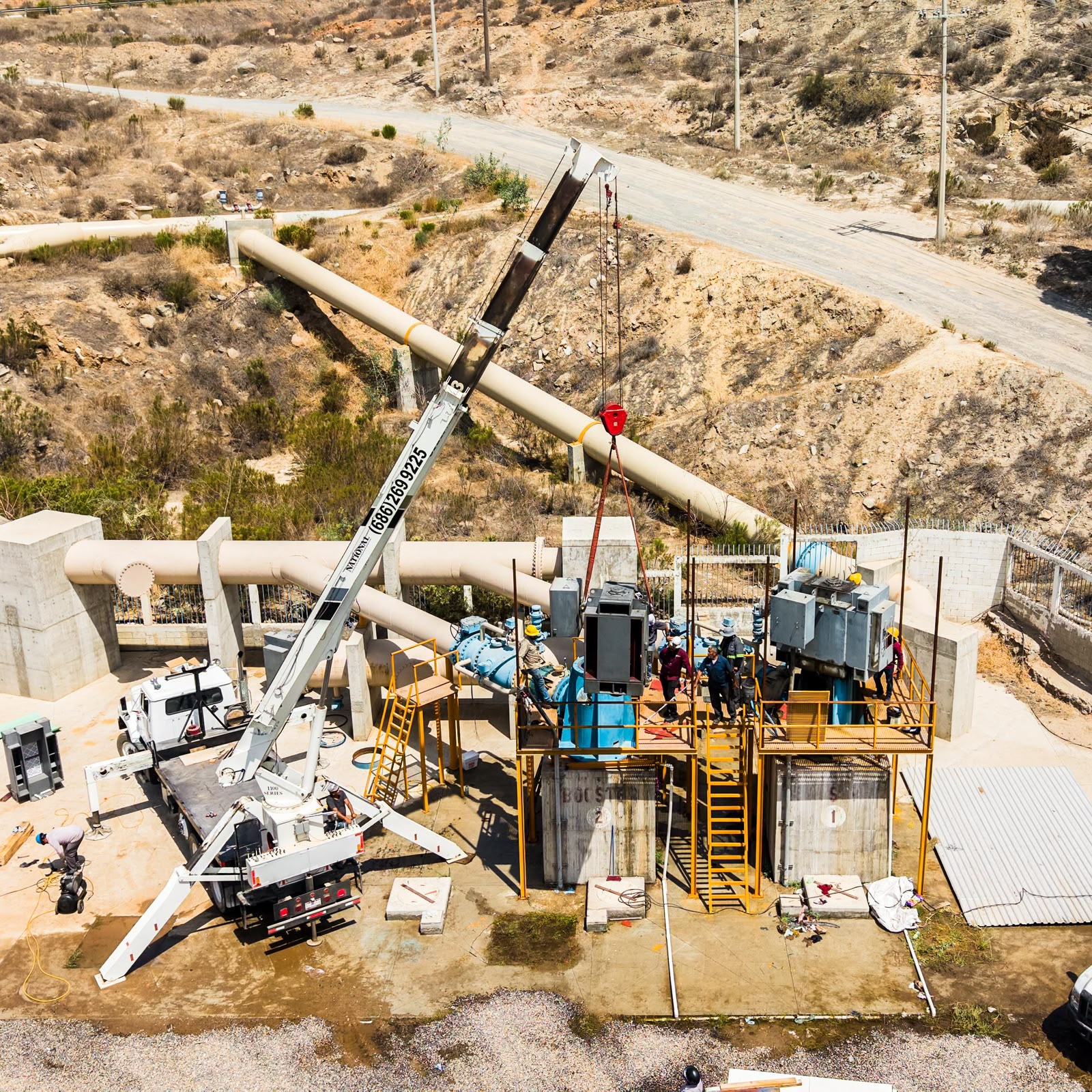 CONCLUYE LA REPARACIÓN DEL BOOSTER EL CARRIZO; AVANZA EL RESTABLECIMIENTO GRADUAL DEL SUMINISTRO DE AGUA