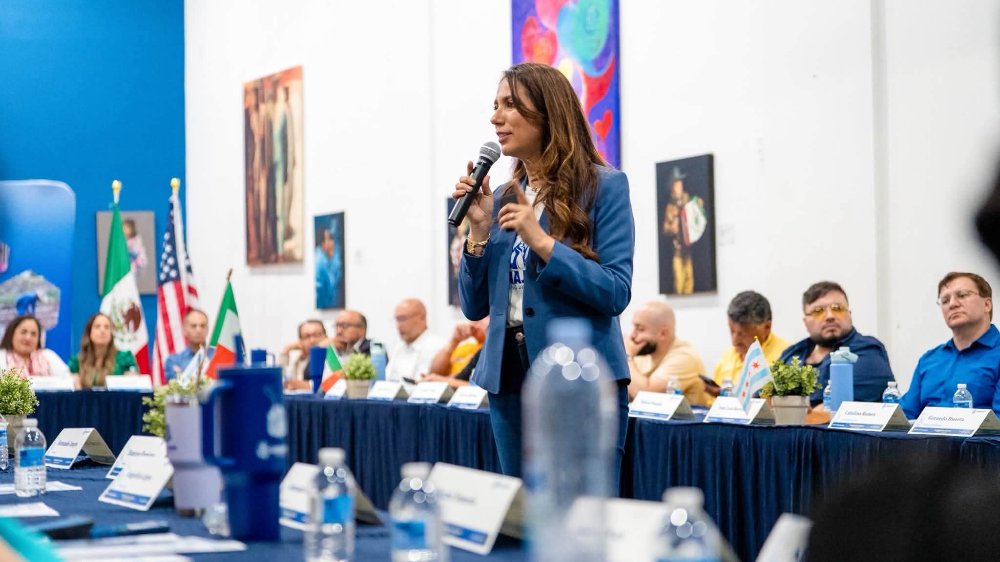 Gobernadora fortalece apoyo a migrantes en EU con acuerdos y atención directa