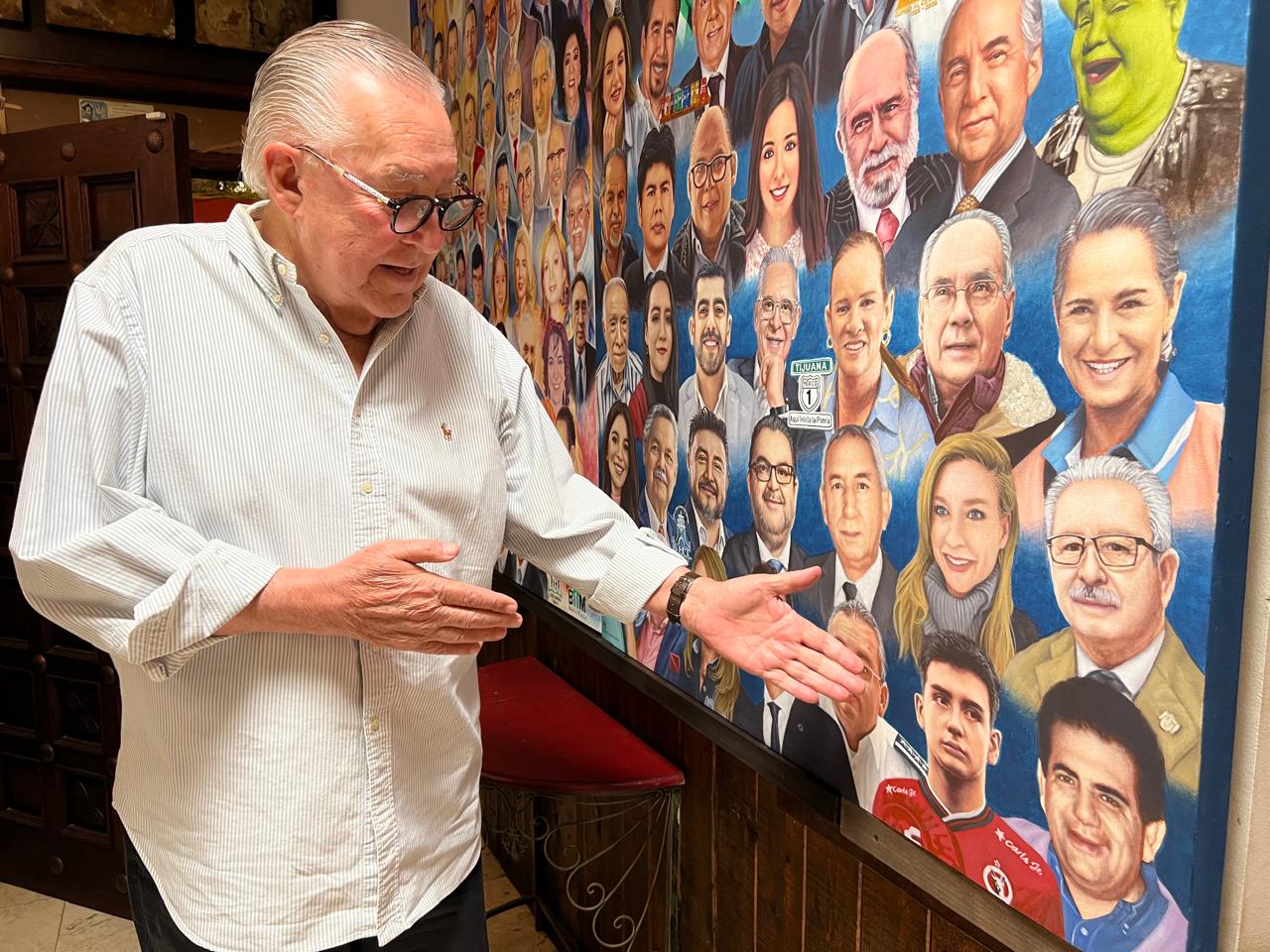 Ingresa Gilberto Mora al mural histórico de Tijuana