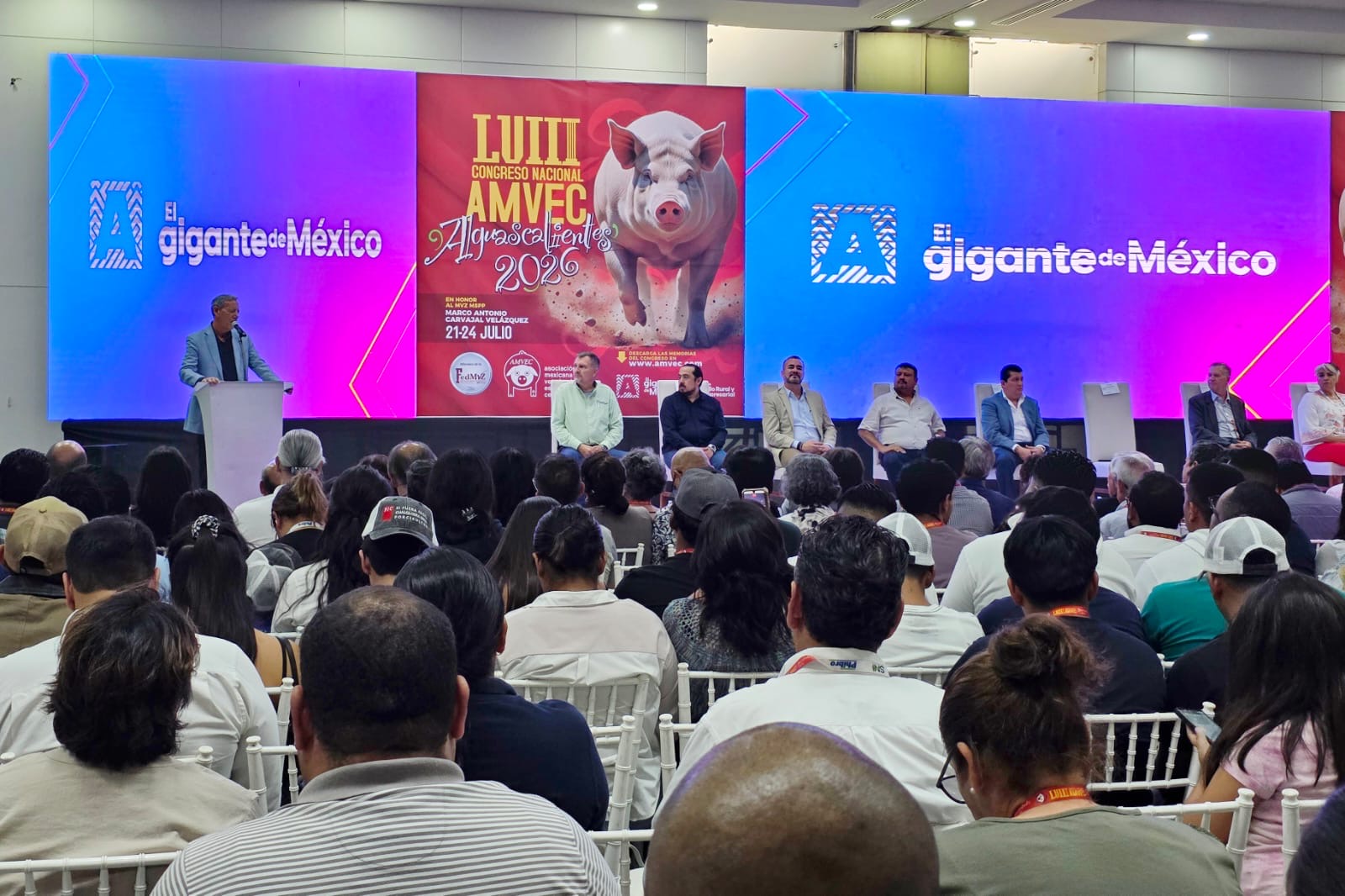 Aguascalientes reúne a más de 2 mil especialistas en el Congreso Porcino más importante de México