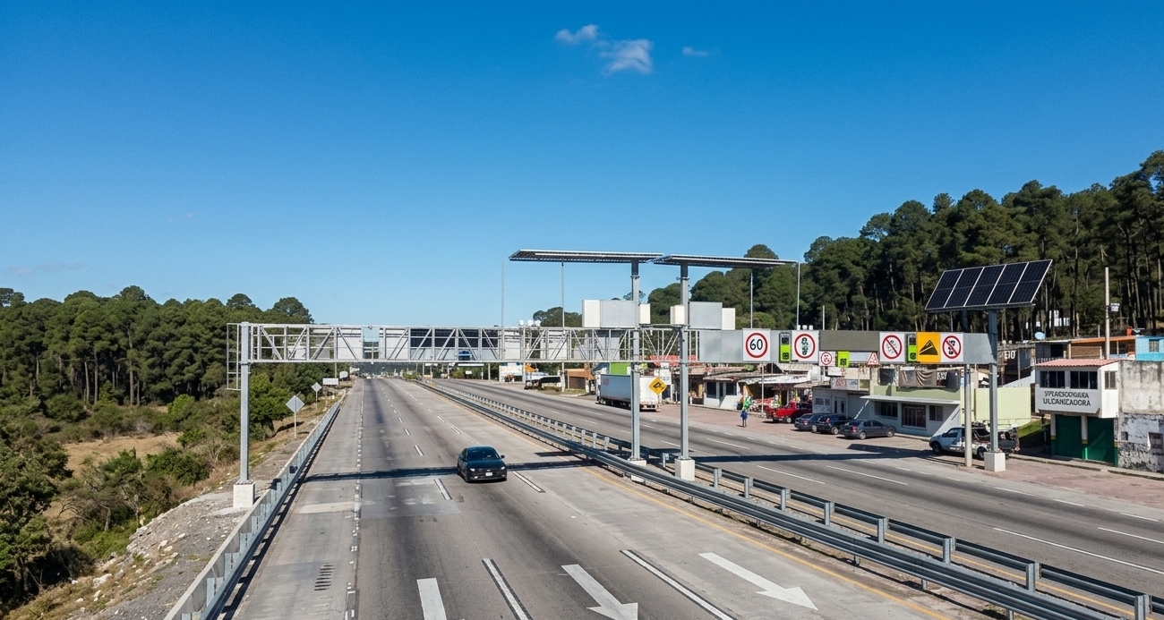 Confirman construcción de dos arcos inteligentes en la carretera Aguascalientes-Zacatecas