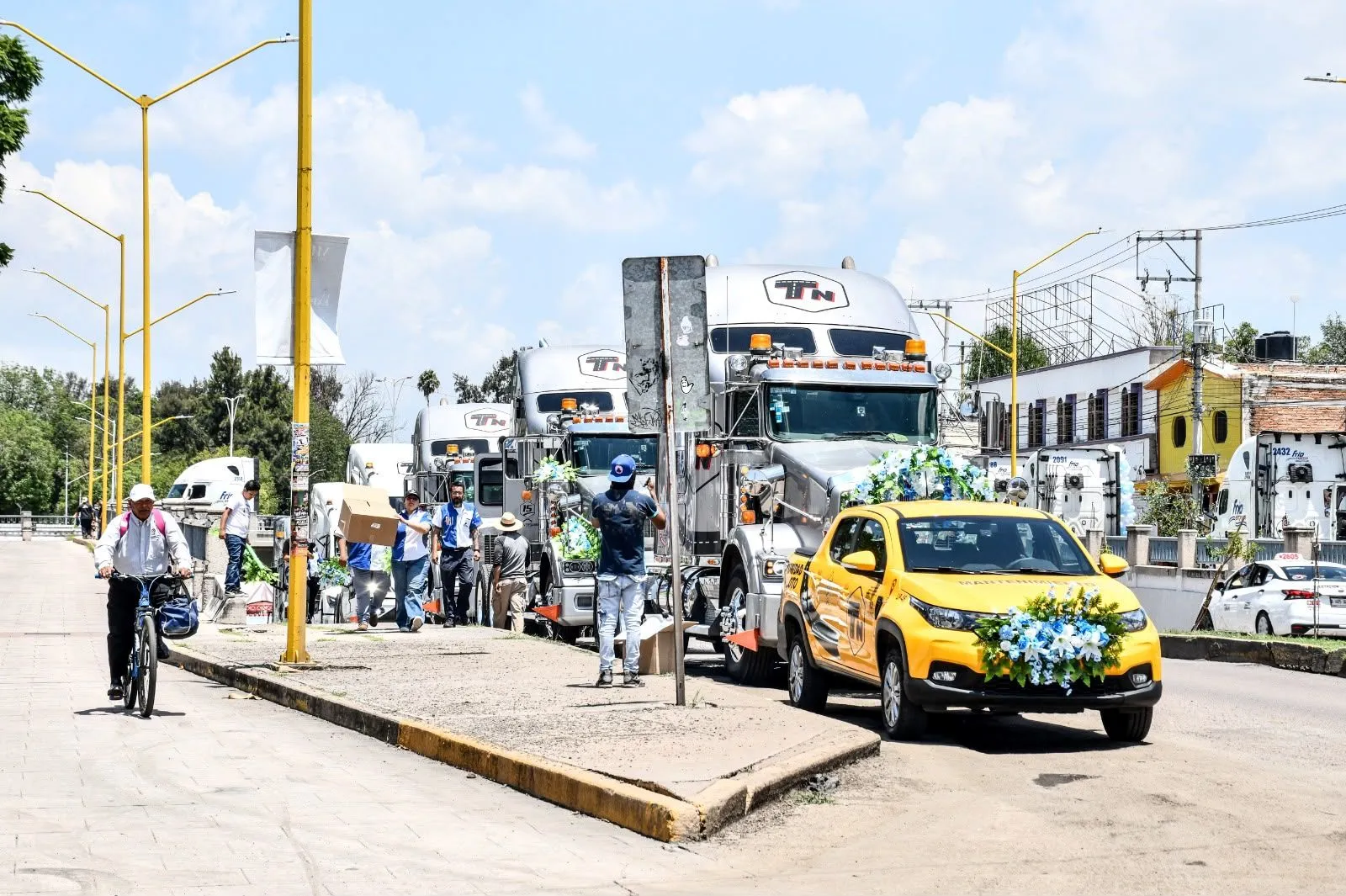 Estos serán los cierres viales por la peregrinación de transportistas
