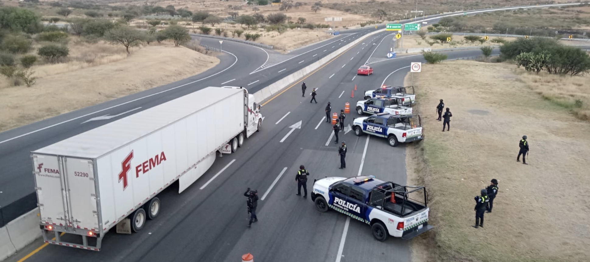 Guanajuato refuerza carreteras y registra hasta 25% menos robos