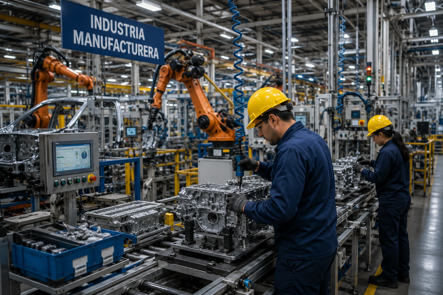 Industria manufacturera registra caída anual de 1.1% en junio a nivel nacional