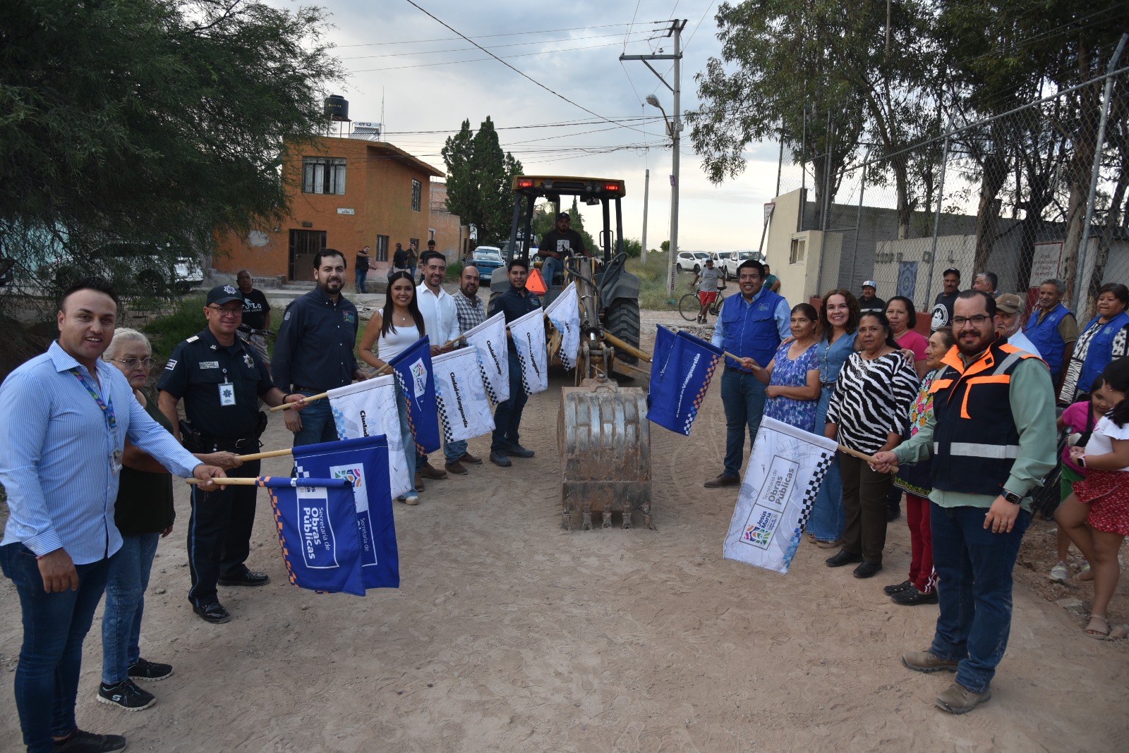 Jesús María arranca obra vial de casi 2 millones de pesos en Margaritas Oriente