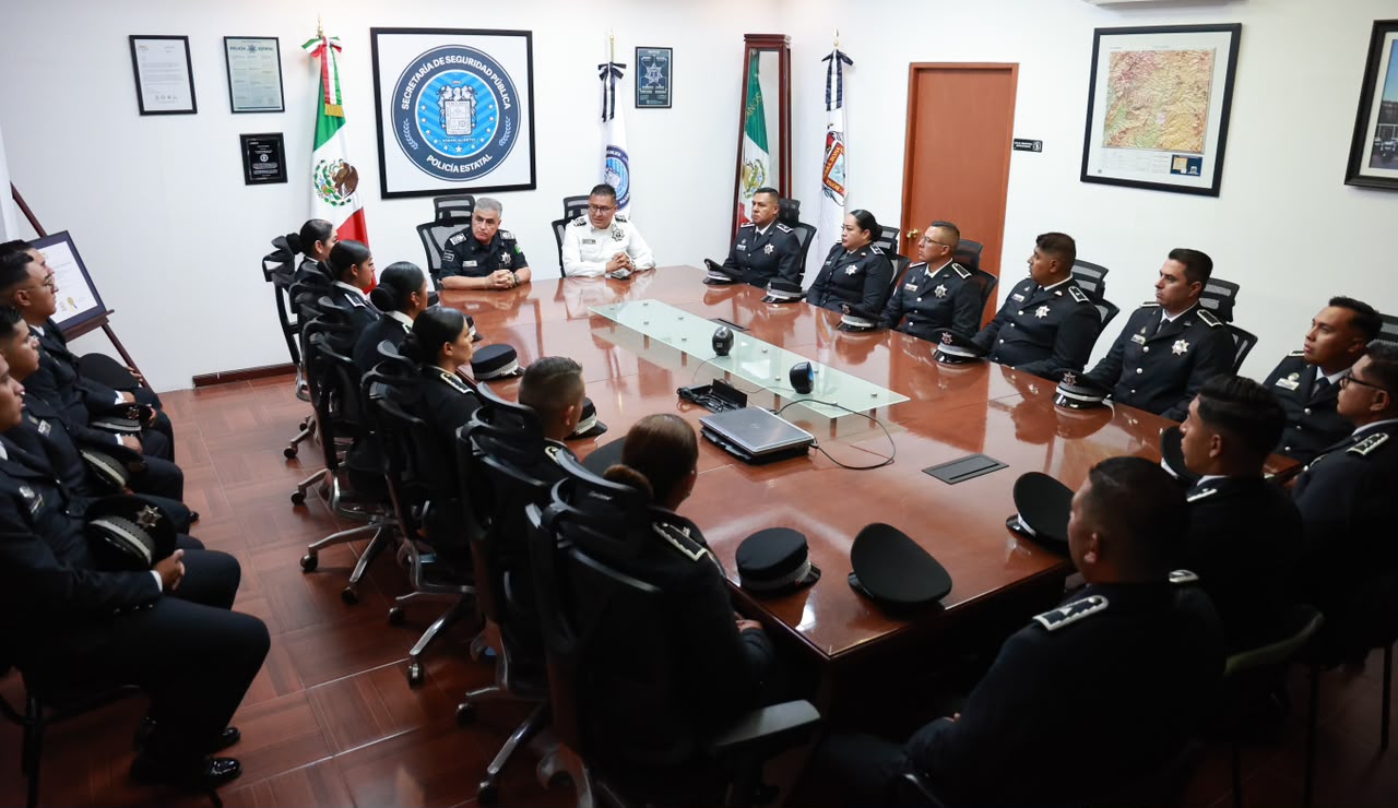 Policías de Aguascalientes participan en capacitación internacional en Colombia