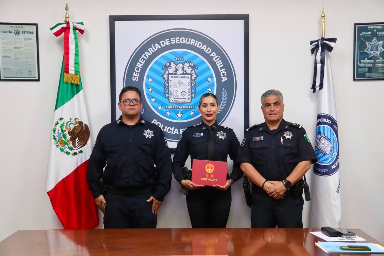 Policías estatales fortalecen su profesionalización con capacitación internacional en China
