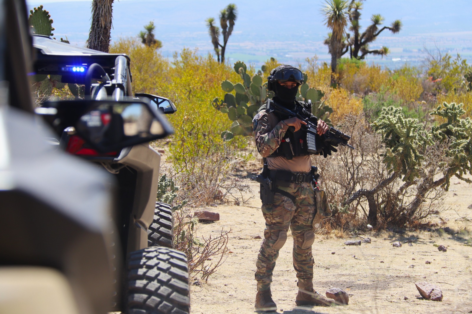 Refuerzan vigilancia en carreteras, caminos rurales y brechas de Aguascalientes