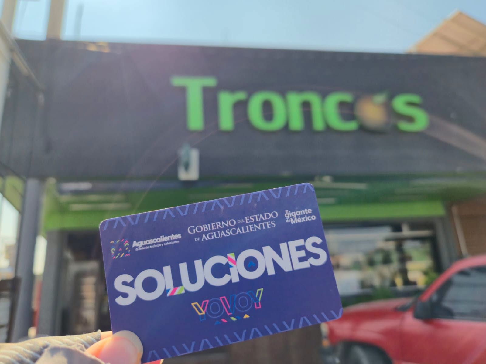 Súper Troncos, uno de los más de mil puntos para recargar la Tarjeta YoVoy