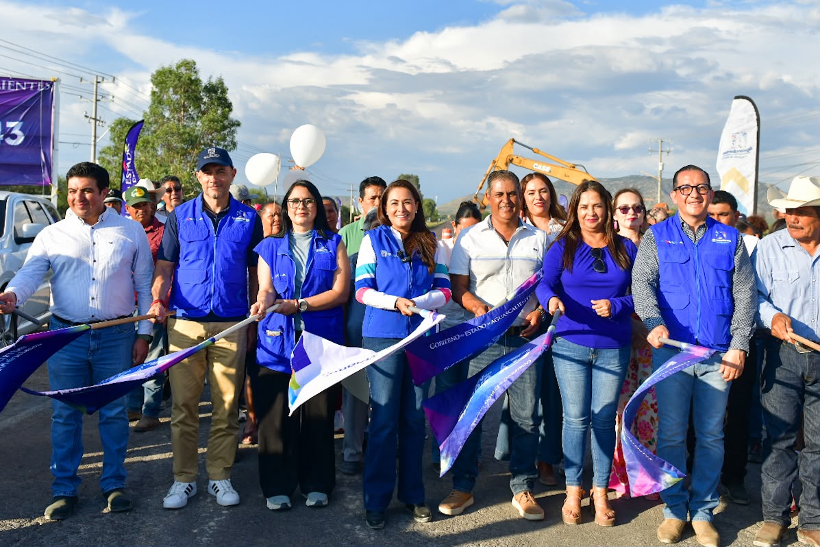 Tere Jiménez pone en marcha la ampliación de la carretera estatal 43, de los Conos A Palo Alto