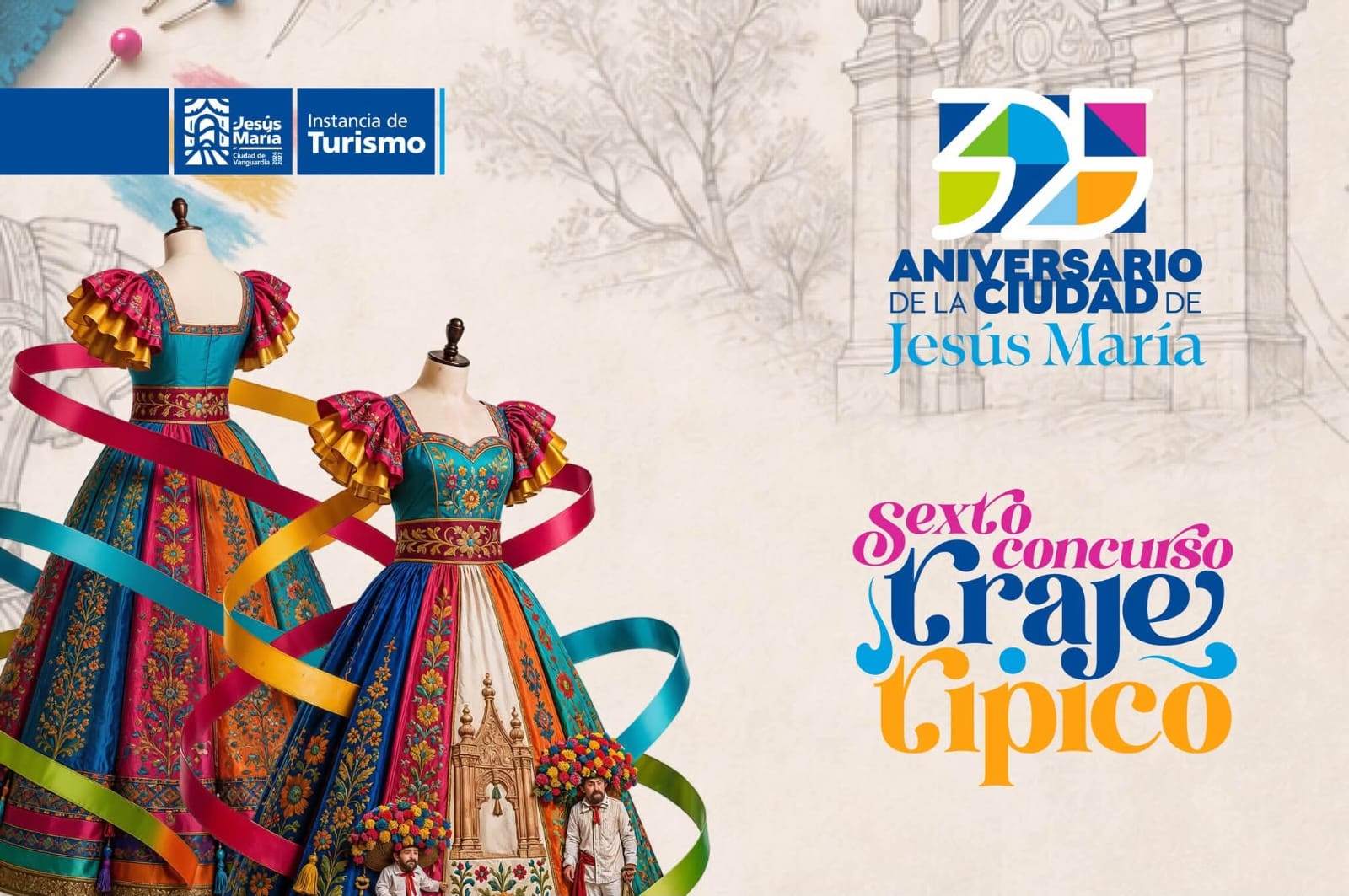 Abren convocatoria para el Sexto Concurso de Traje Típico de Jesús María