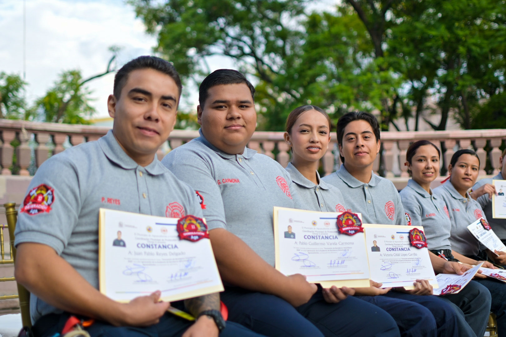 Aguascalientes cuenta con 51 nuevos bomberos