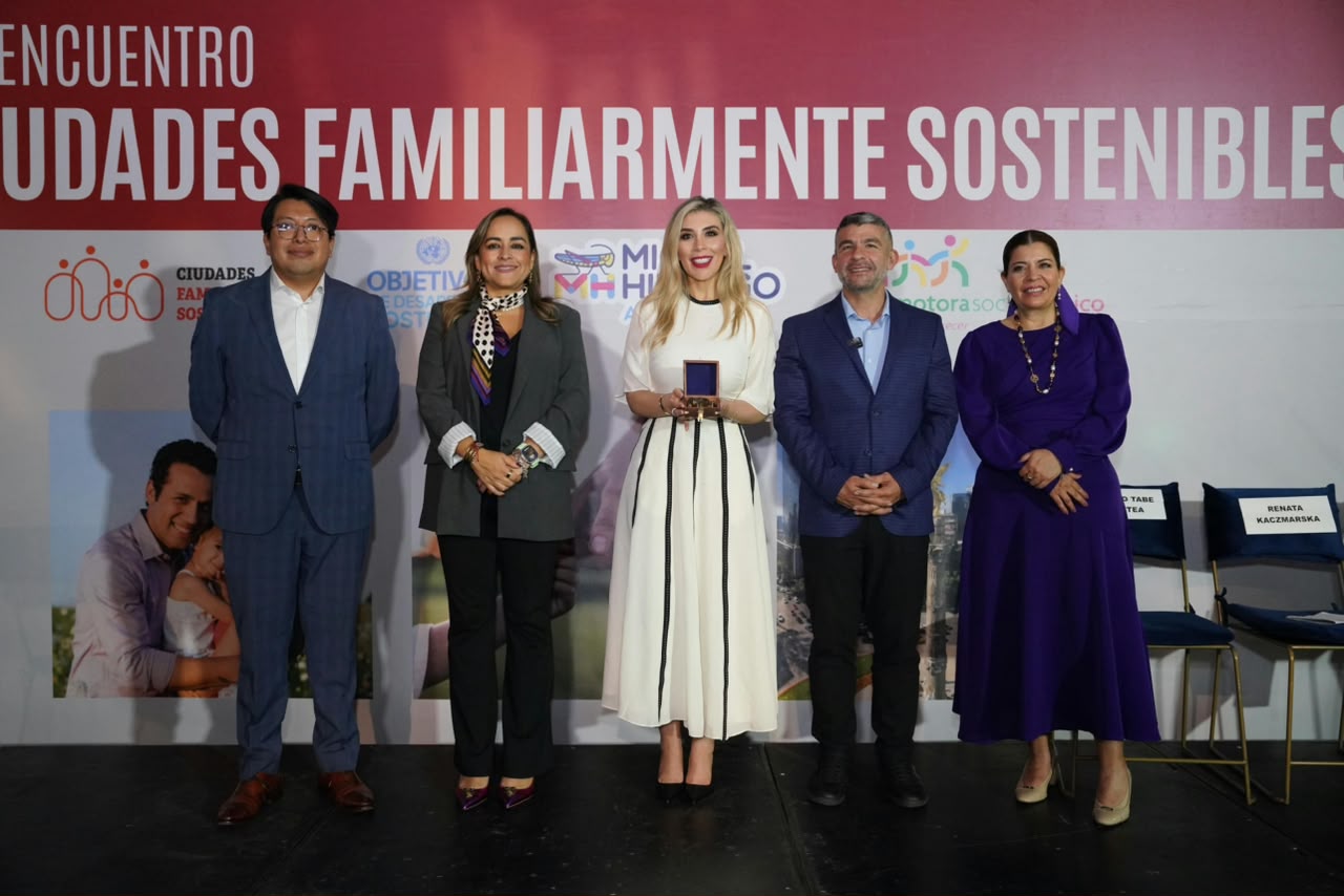 Aguascalientes recibe reconocimiento nacional por su trabajo a favor de las familias