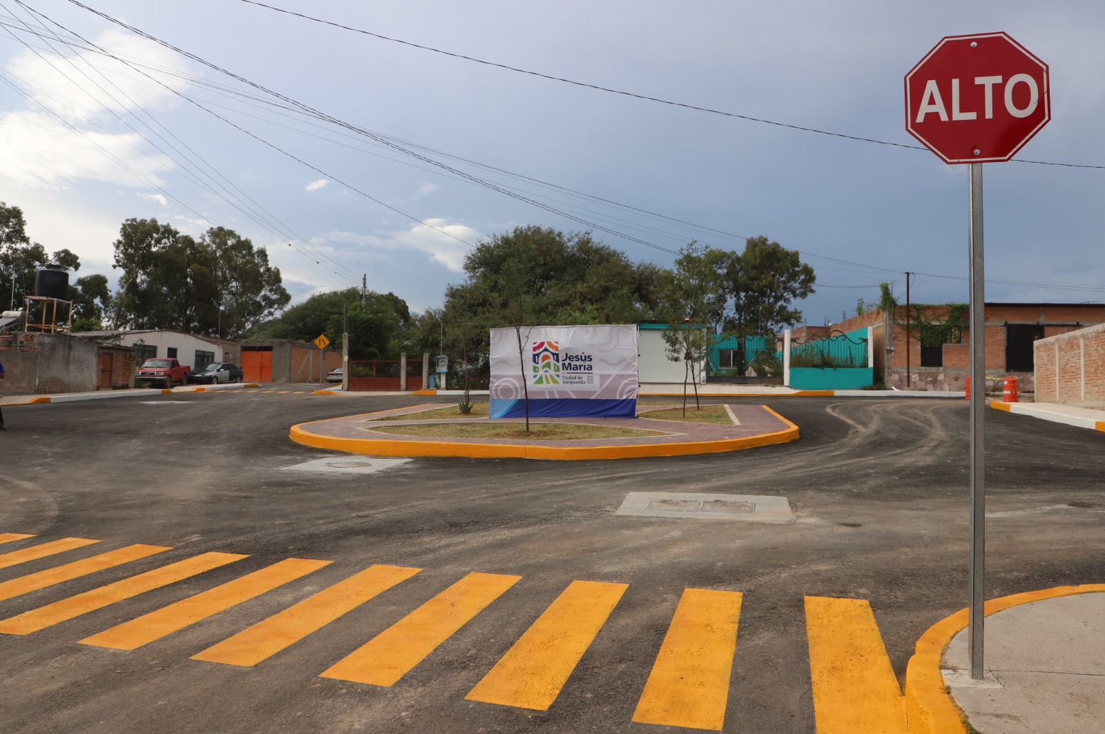Entregan obra vial en Milpillas de Abajo con inversión de 2.6 mdp