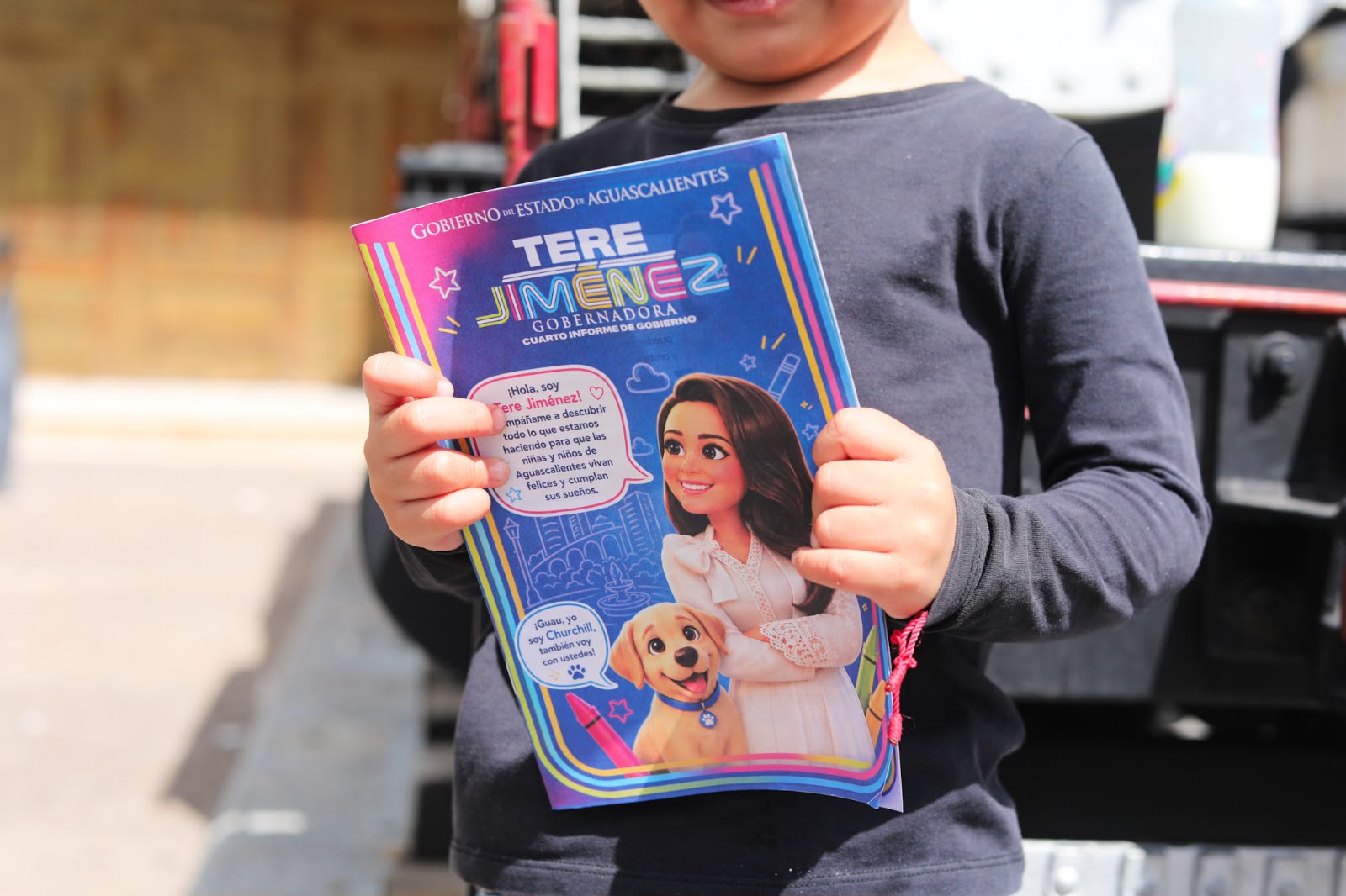 Cuarto Informe también llega a las niñas y los niños con cuadernillos de juegos