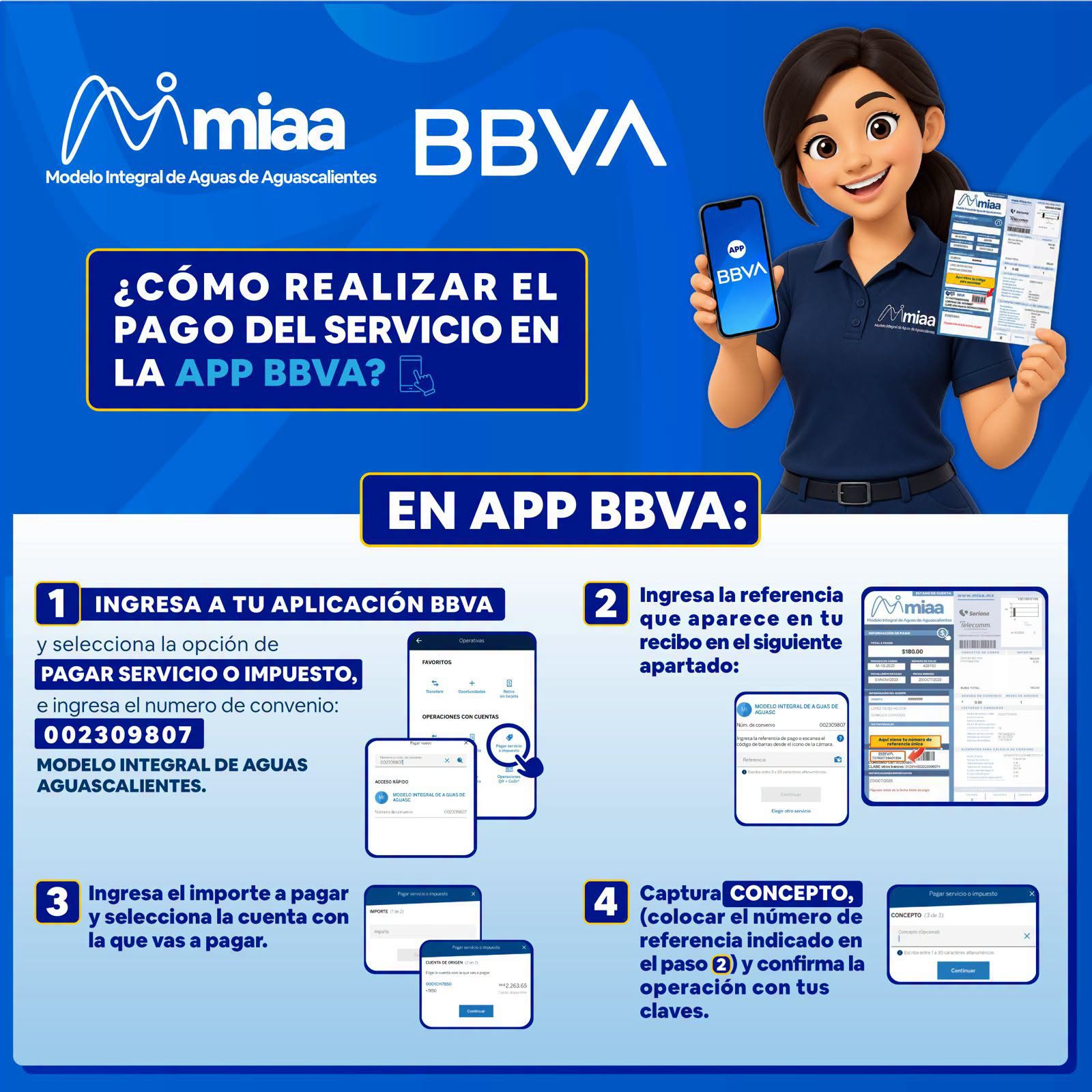 Facilitan pago de estados de cuenta a través de la App BBVA